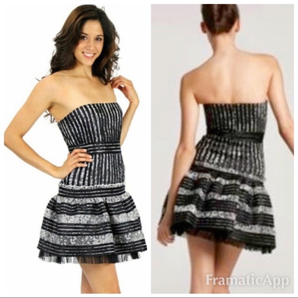 BCBGMaxAzria Dresses & Skirts - . Bcbgmaxazria madeline Strapless party dress bx20